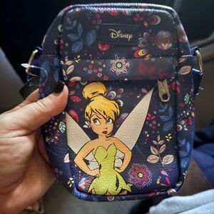 Disney Mini Bag Blue and Green with Tinker Bell Design